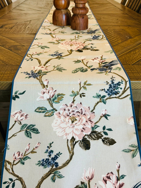 New Floral Print Table Runners