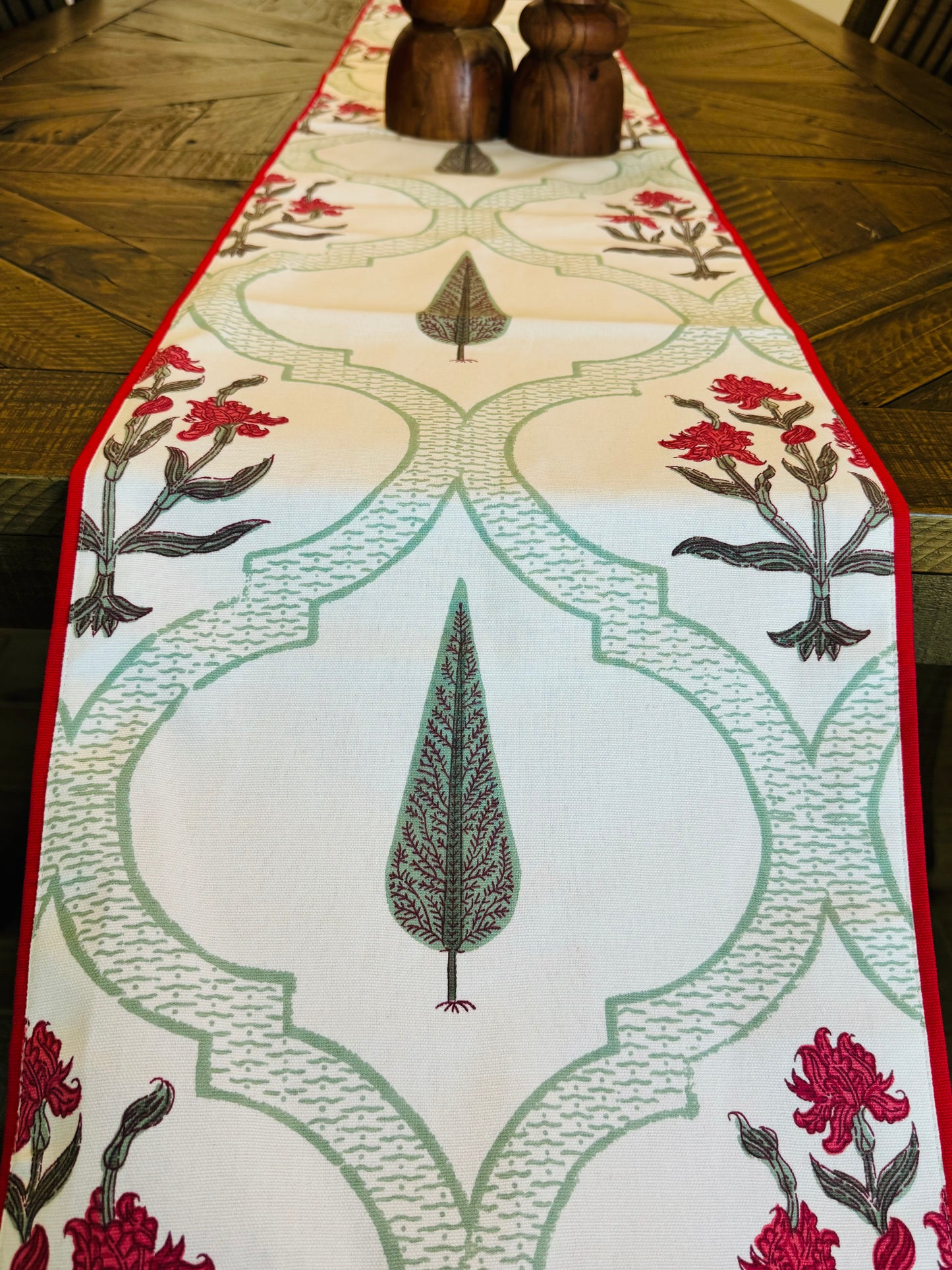 New Floral Print Table Runners