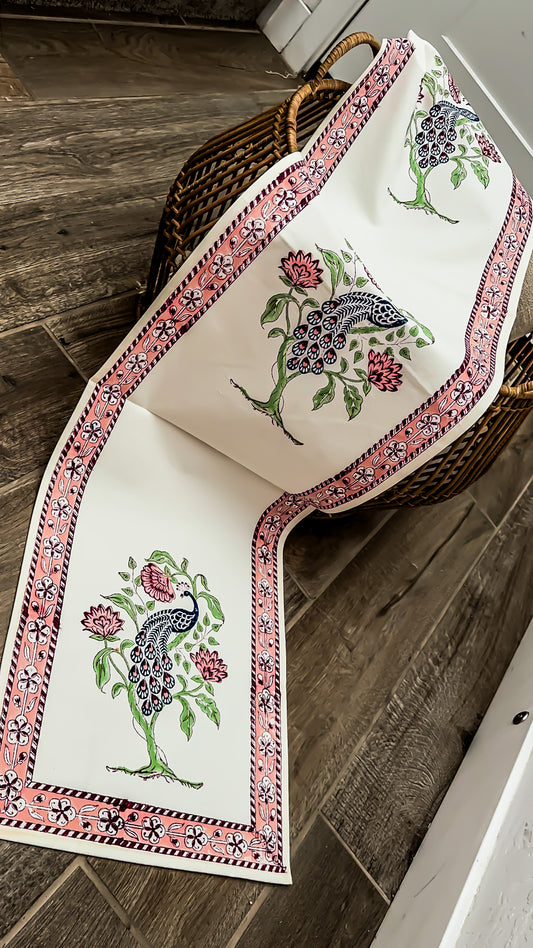 Blockprinted Table Runners