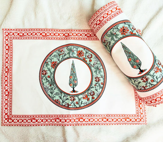 Block printed Table Placemats (set of 6)