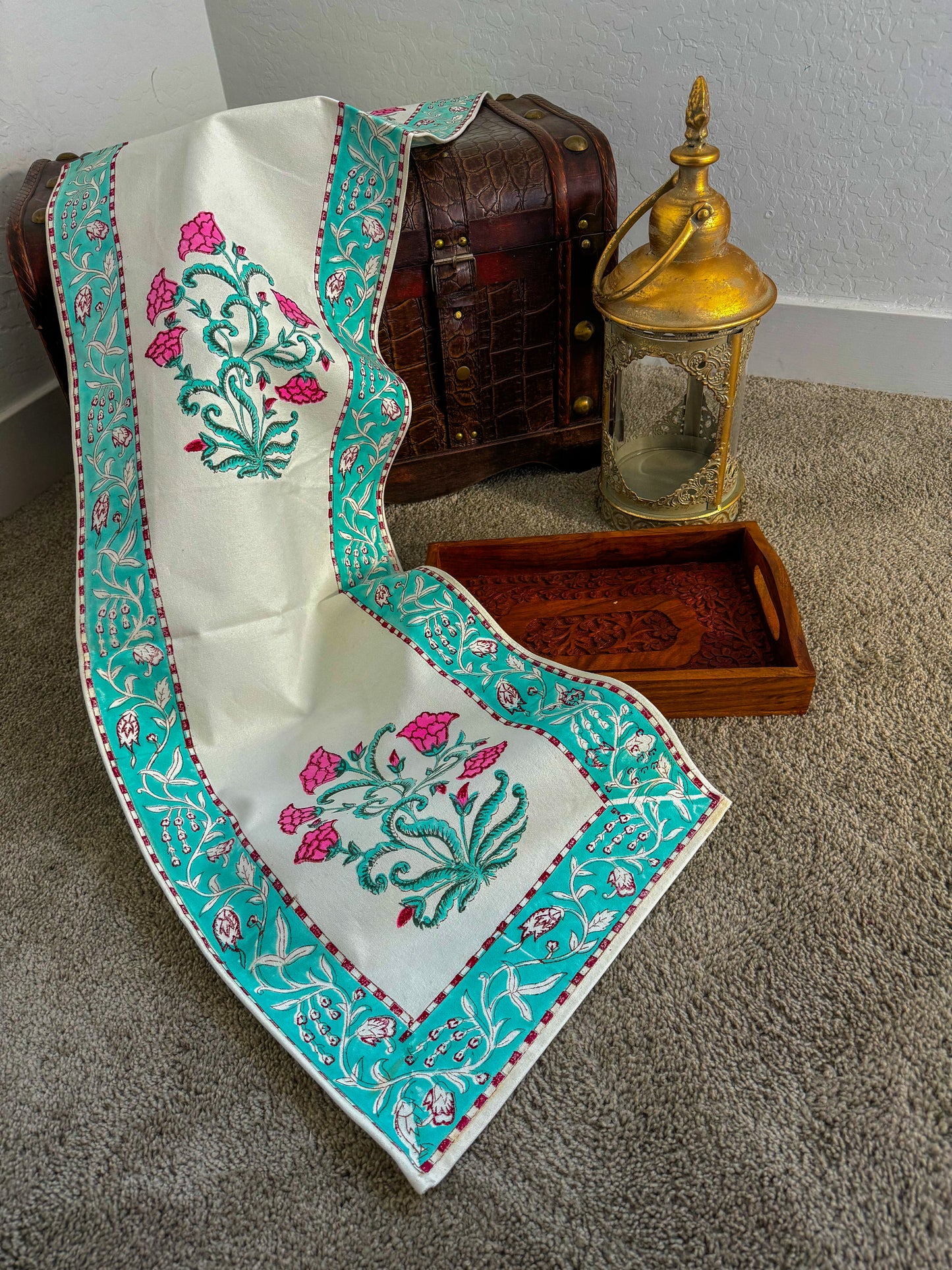 Blockprinted Table Runners