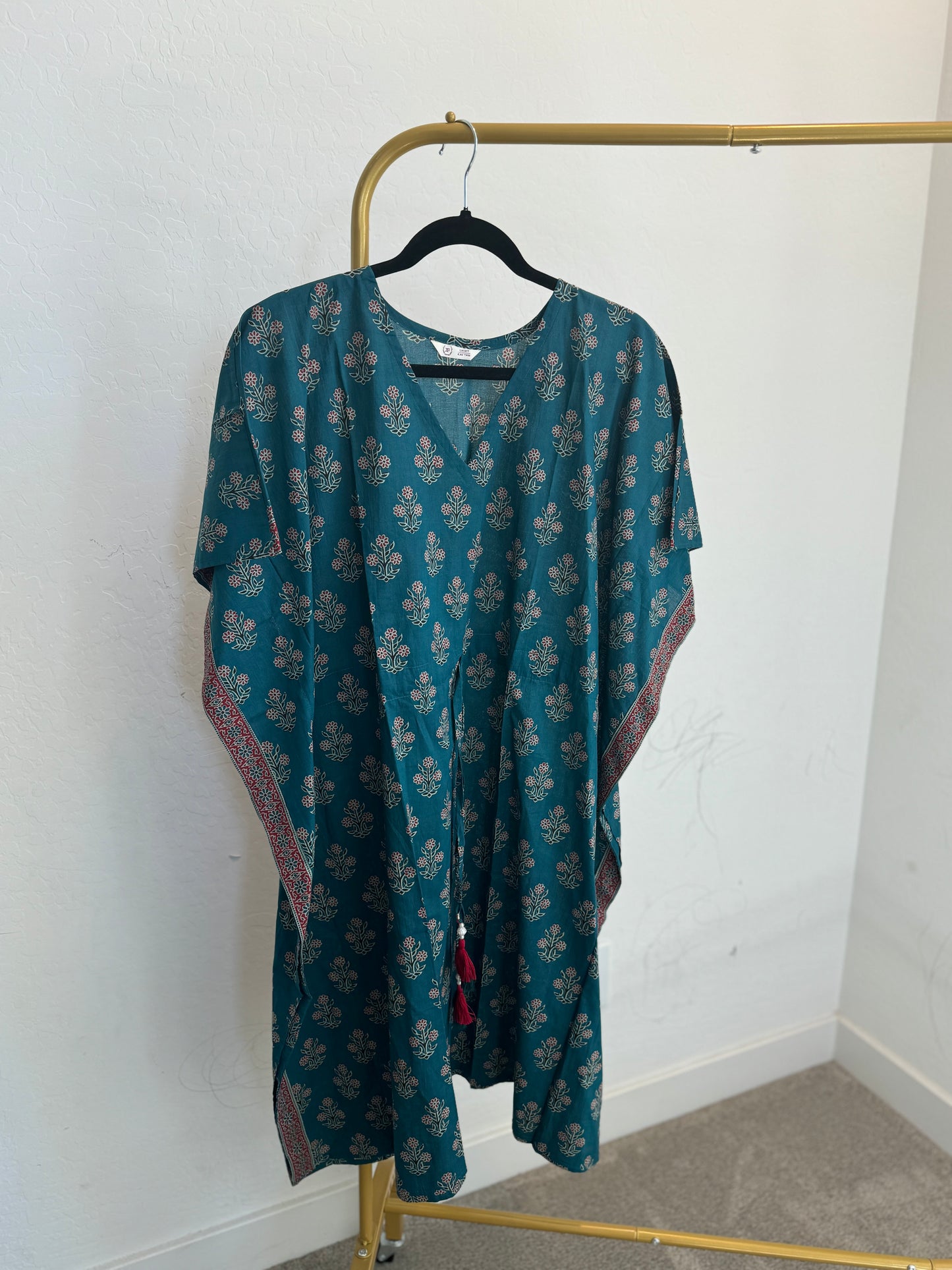 Knee Length Screen Print Kaftan