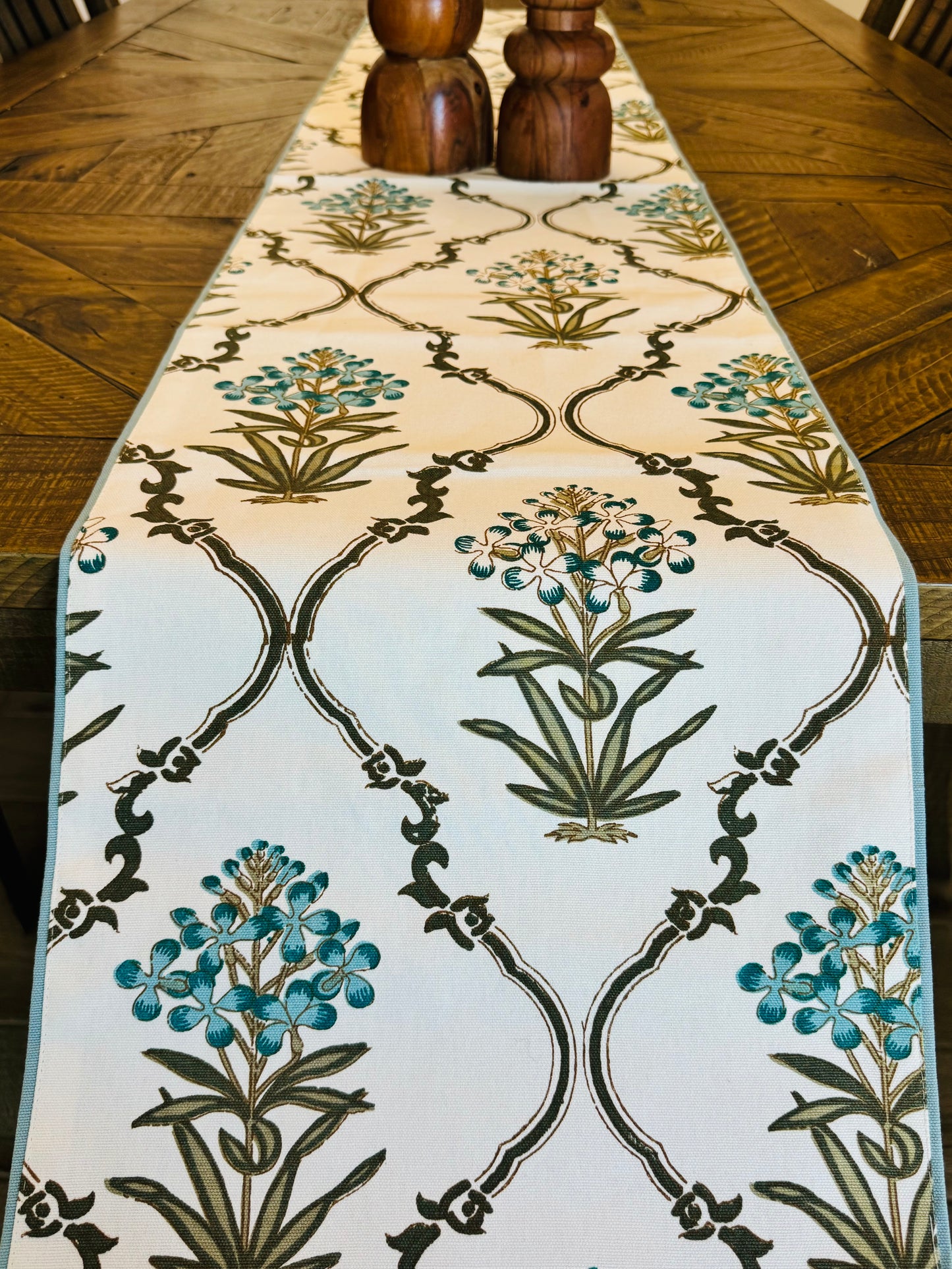 New Floral Print Table Runners