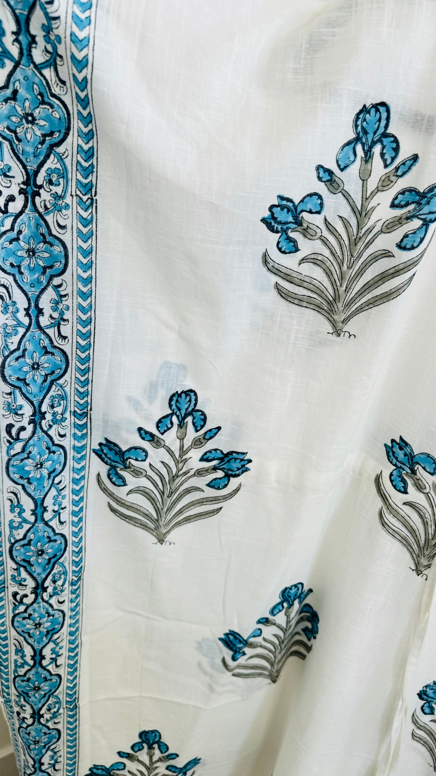 Handblock Printed Cotton Kaftans