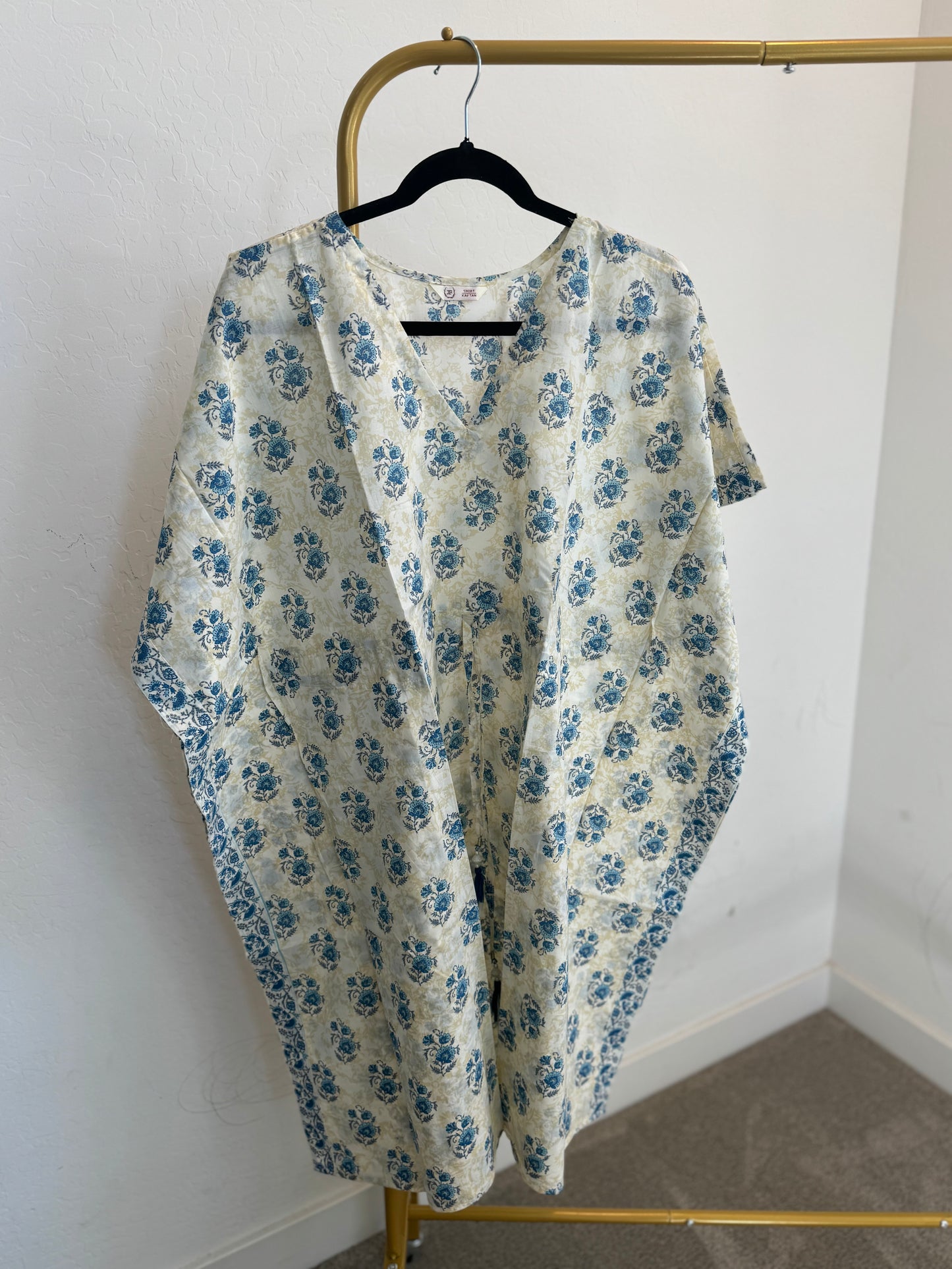 Knee Length Screen Print Kaftan