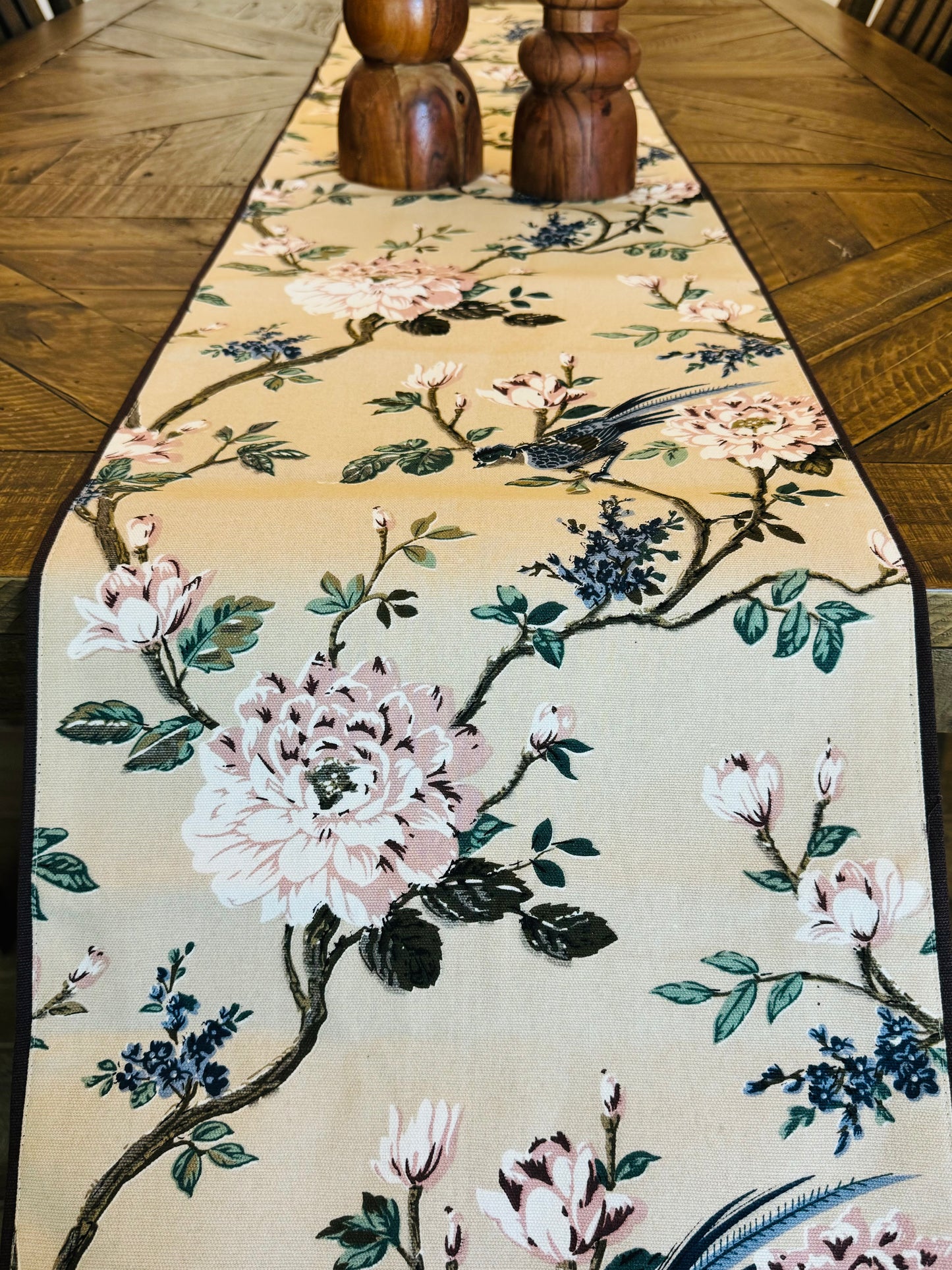 New Floral Print Table Runners