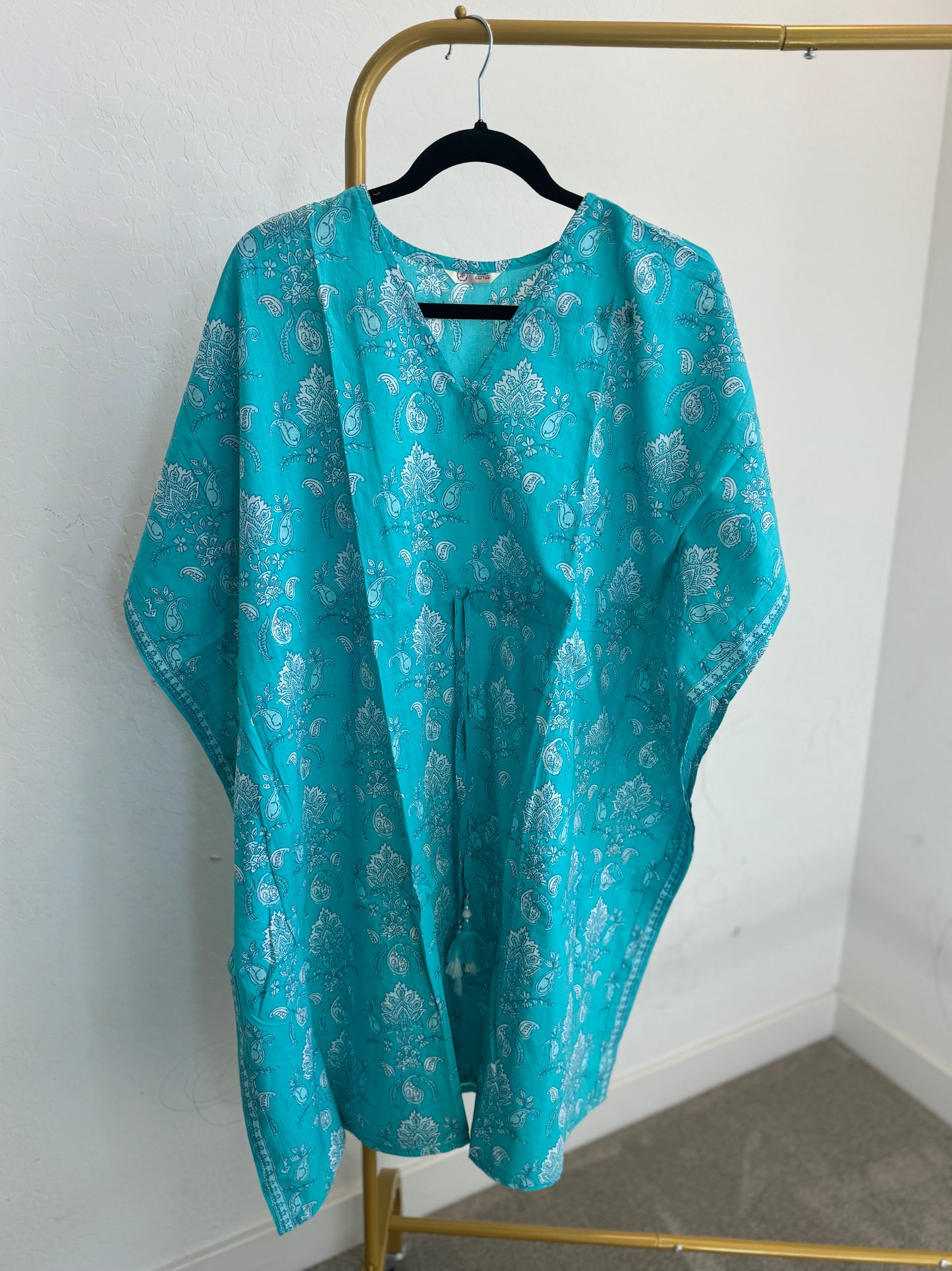 Knee Length Screen Print Kaftan