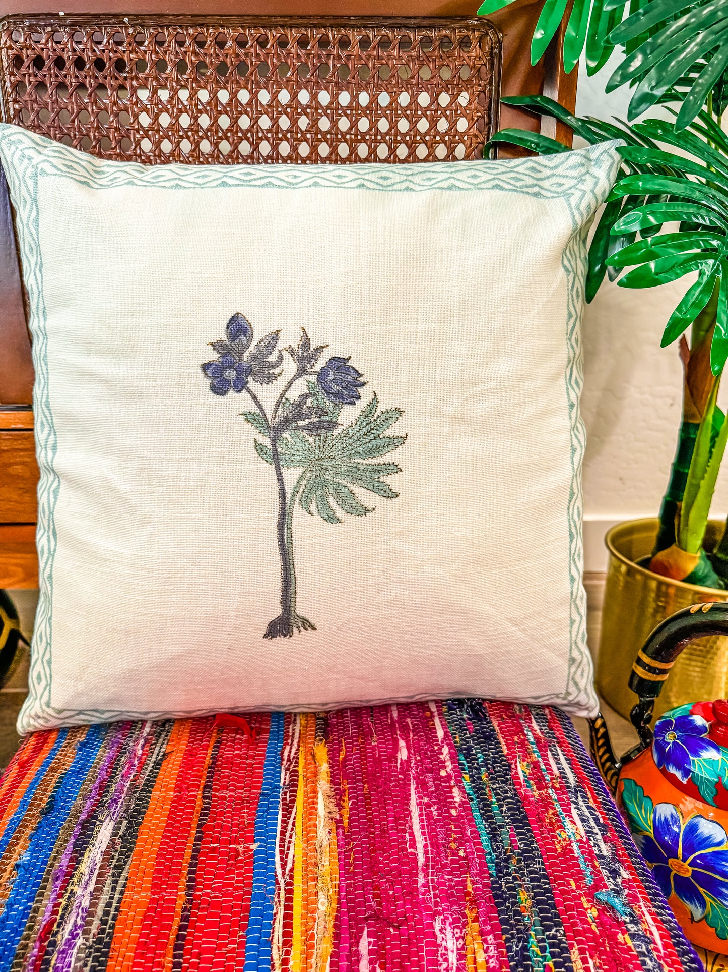 Blockprinted Cushion Cover