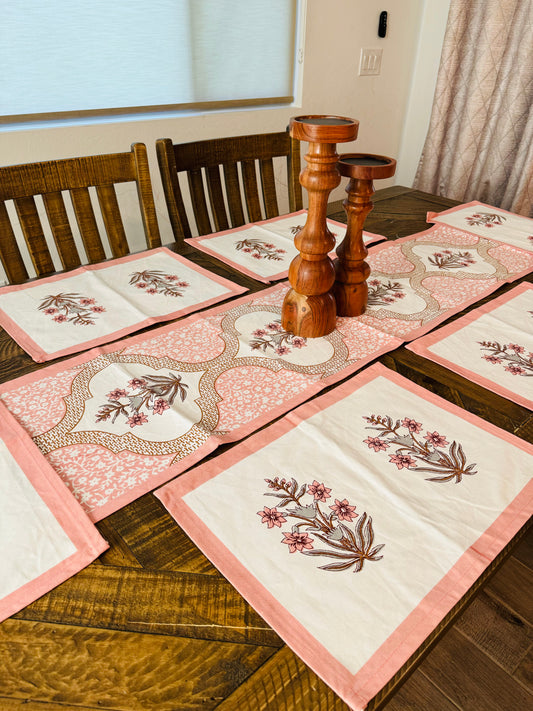 Daawat Table Runner&Placemats (Set of 7)