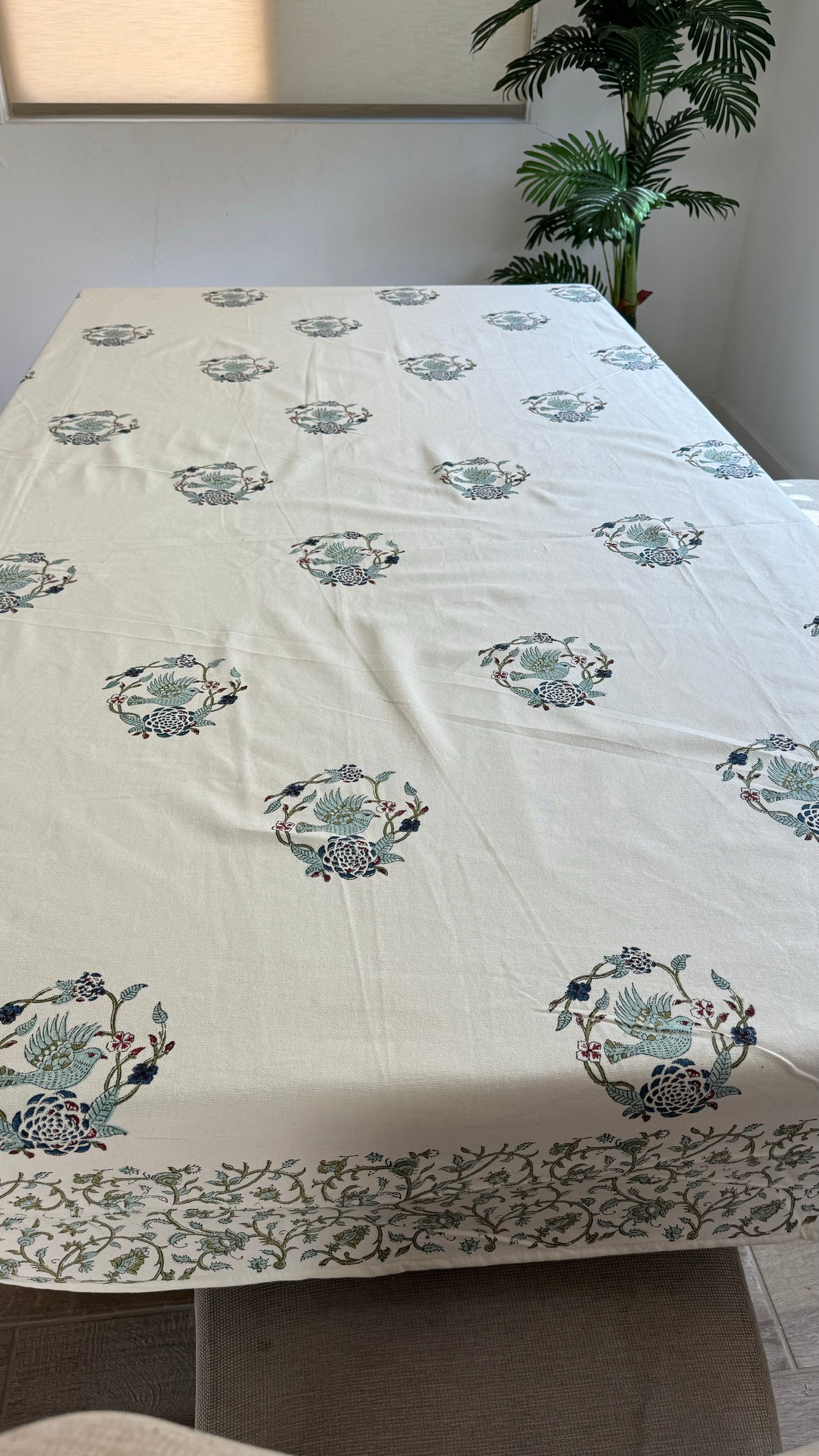 Handblock Printed Table Covers (With Set of 6 Napkins)