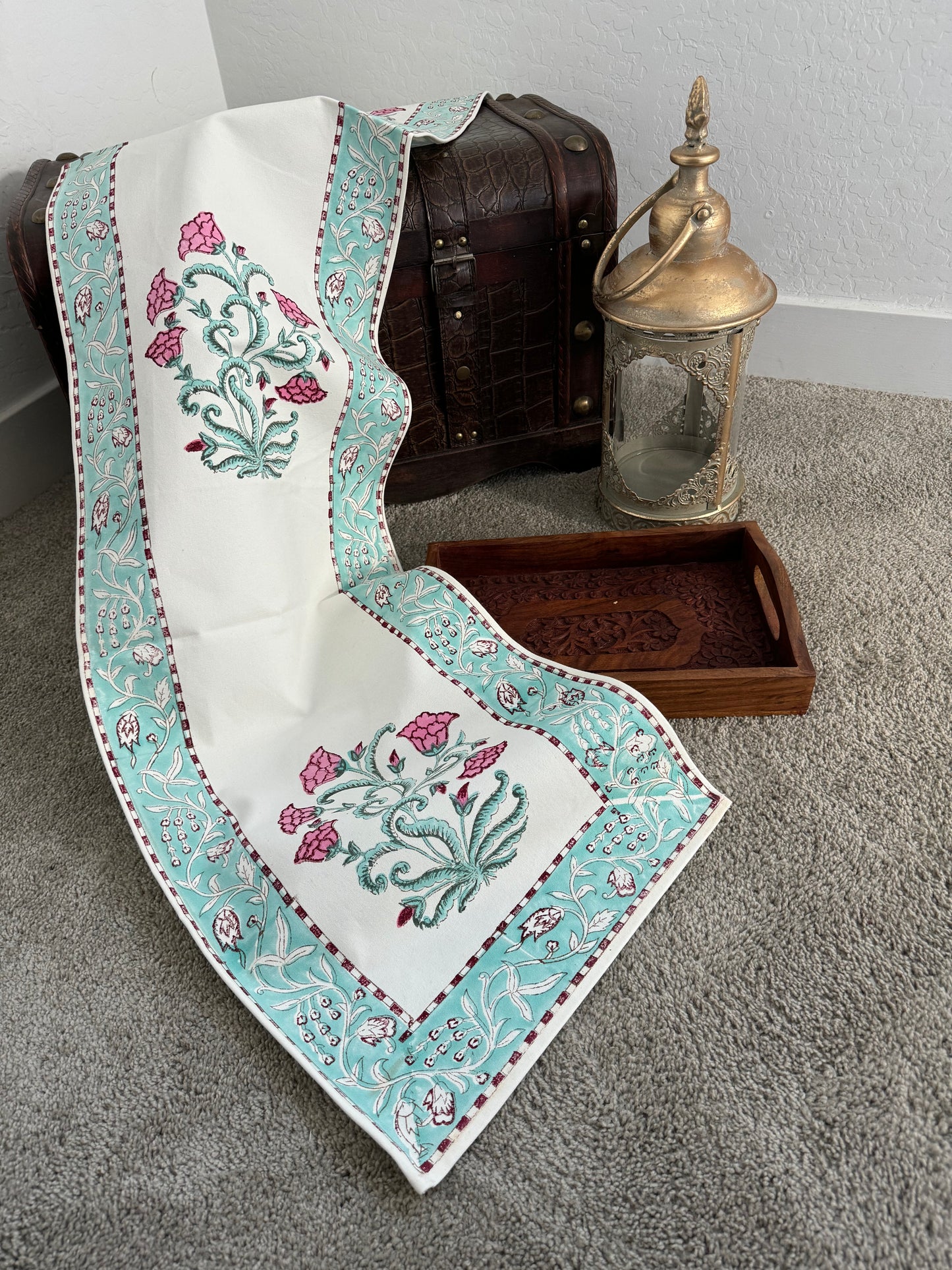 Blockprinted Table Runners