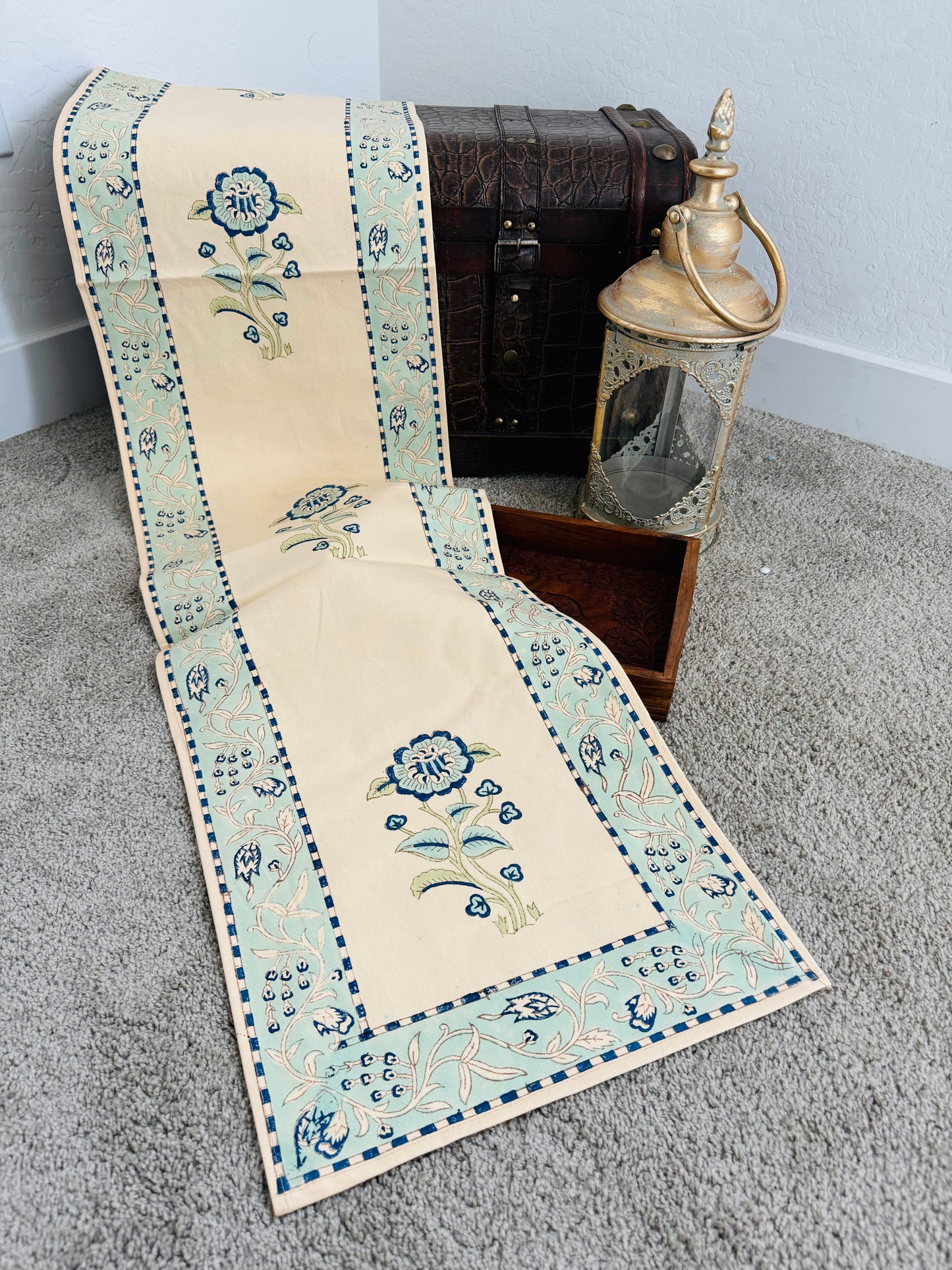 Blockprinted Table Runners