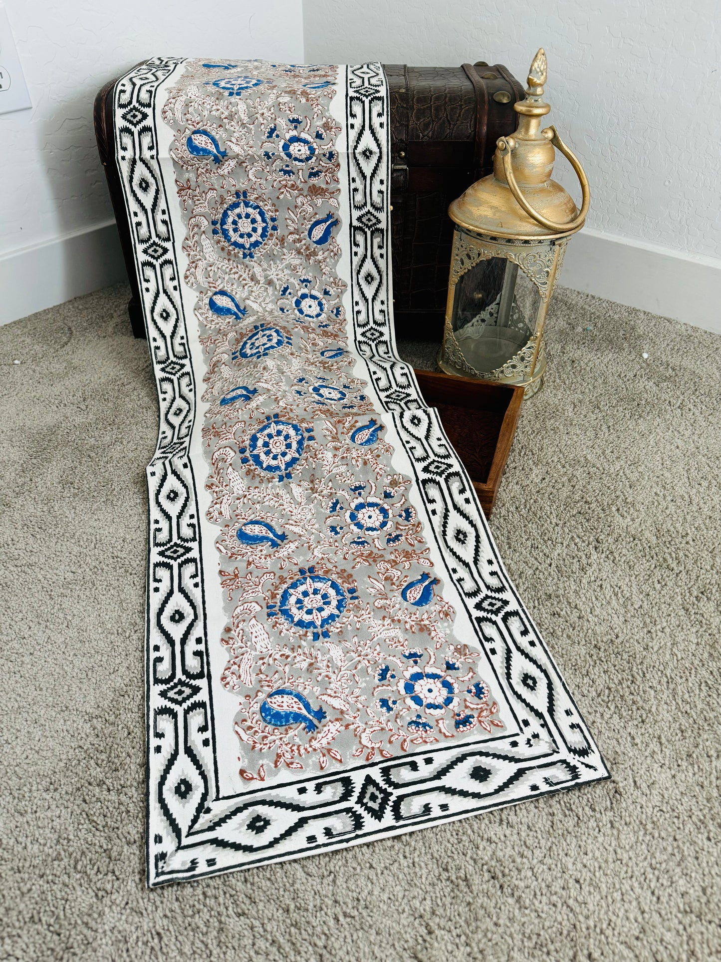 Blockprinted Table Runners