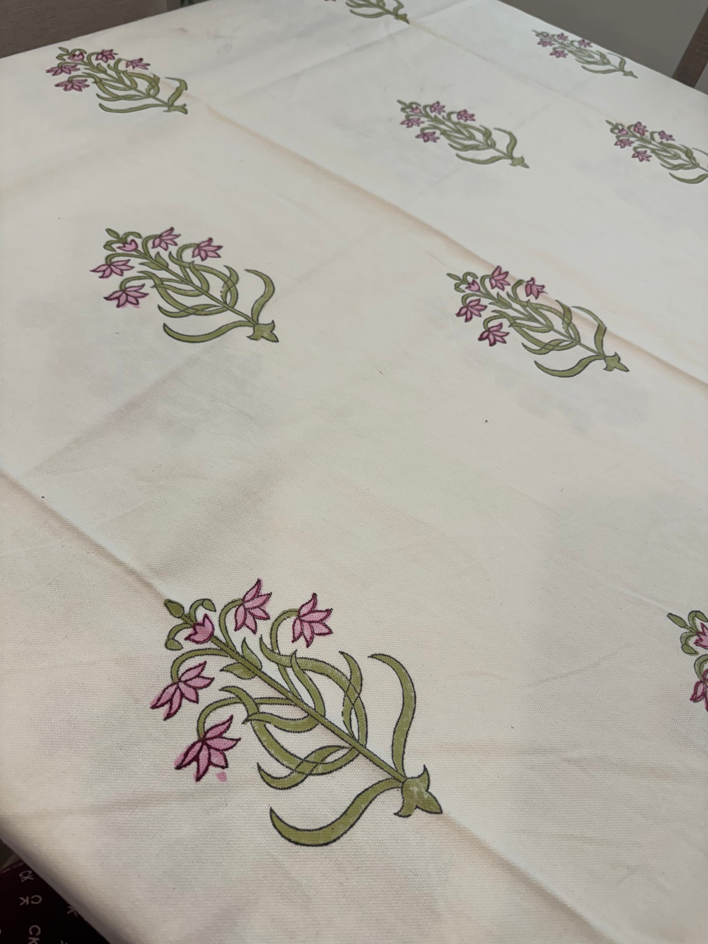 Handblock Printed Table Covers (With Set of 6 Napkins)