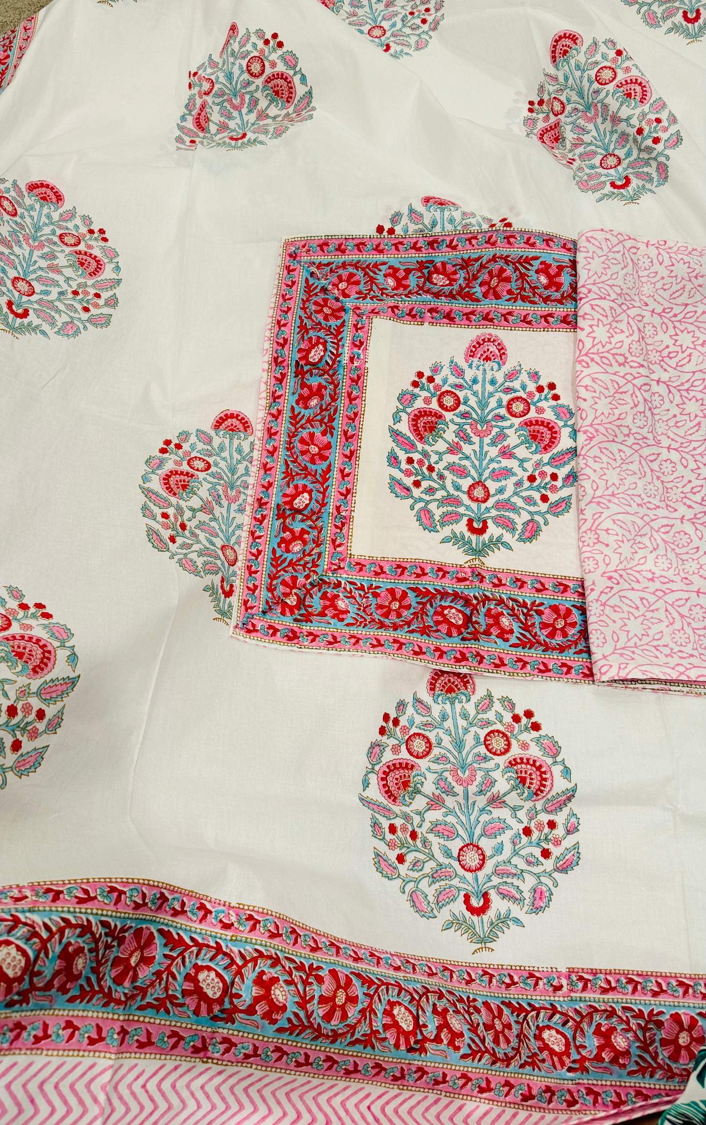 Bagru Blockprinted Cotton Bedsheets