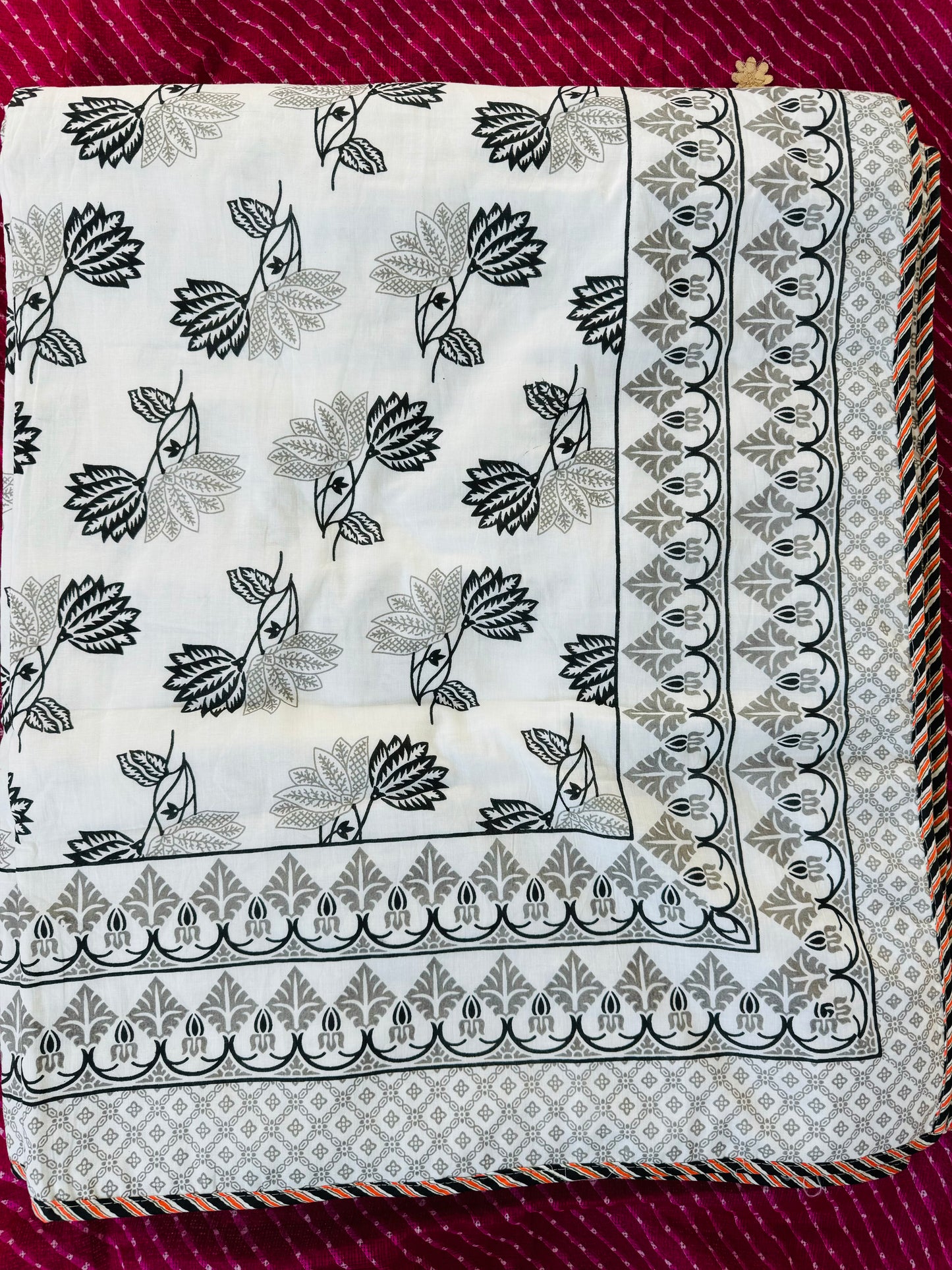 Bagru Handblock Printed Dohar/AC Quilts