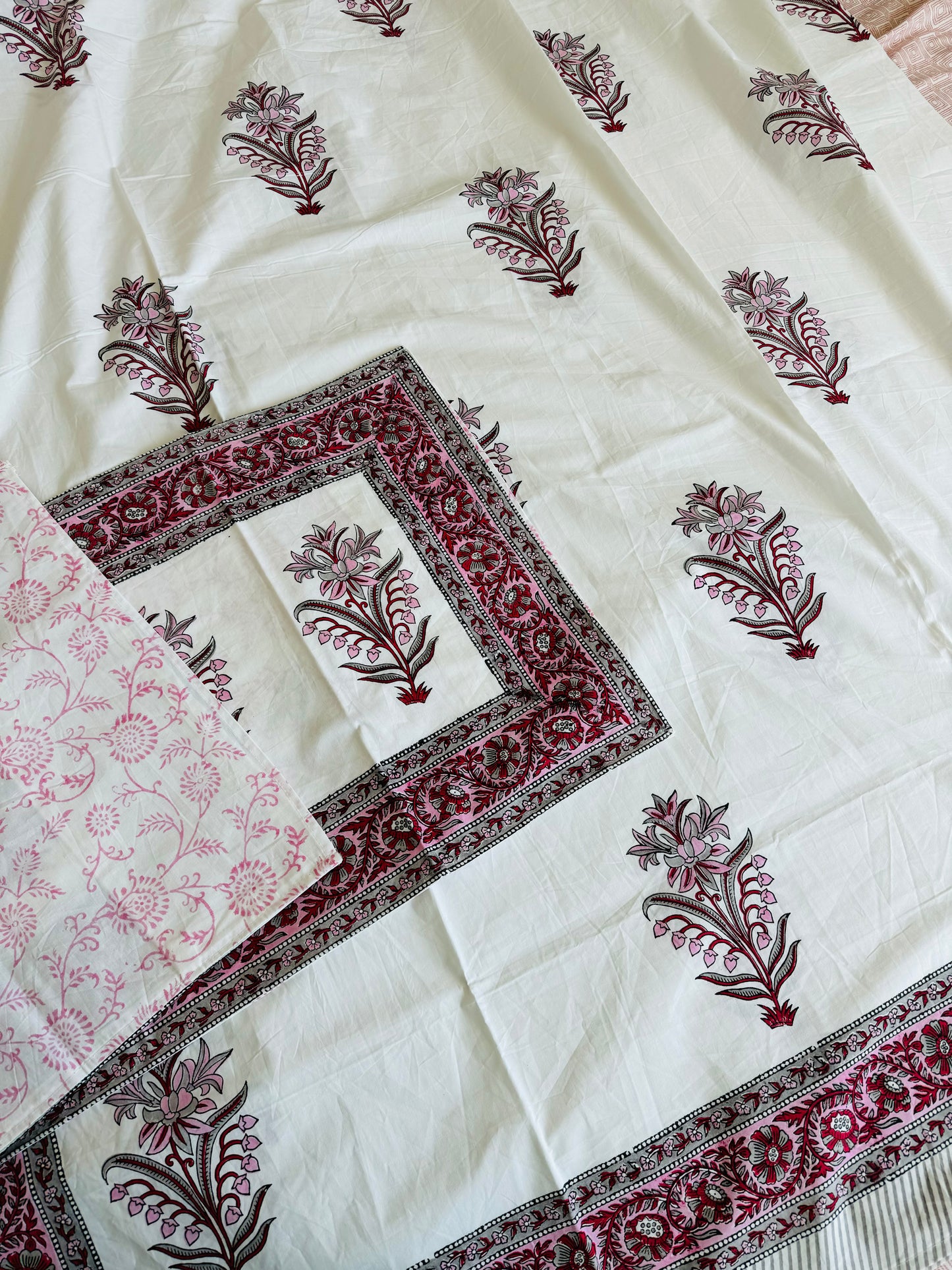 Bagru Blockprinted Cotton Bedsheets