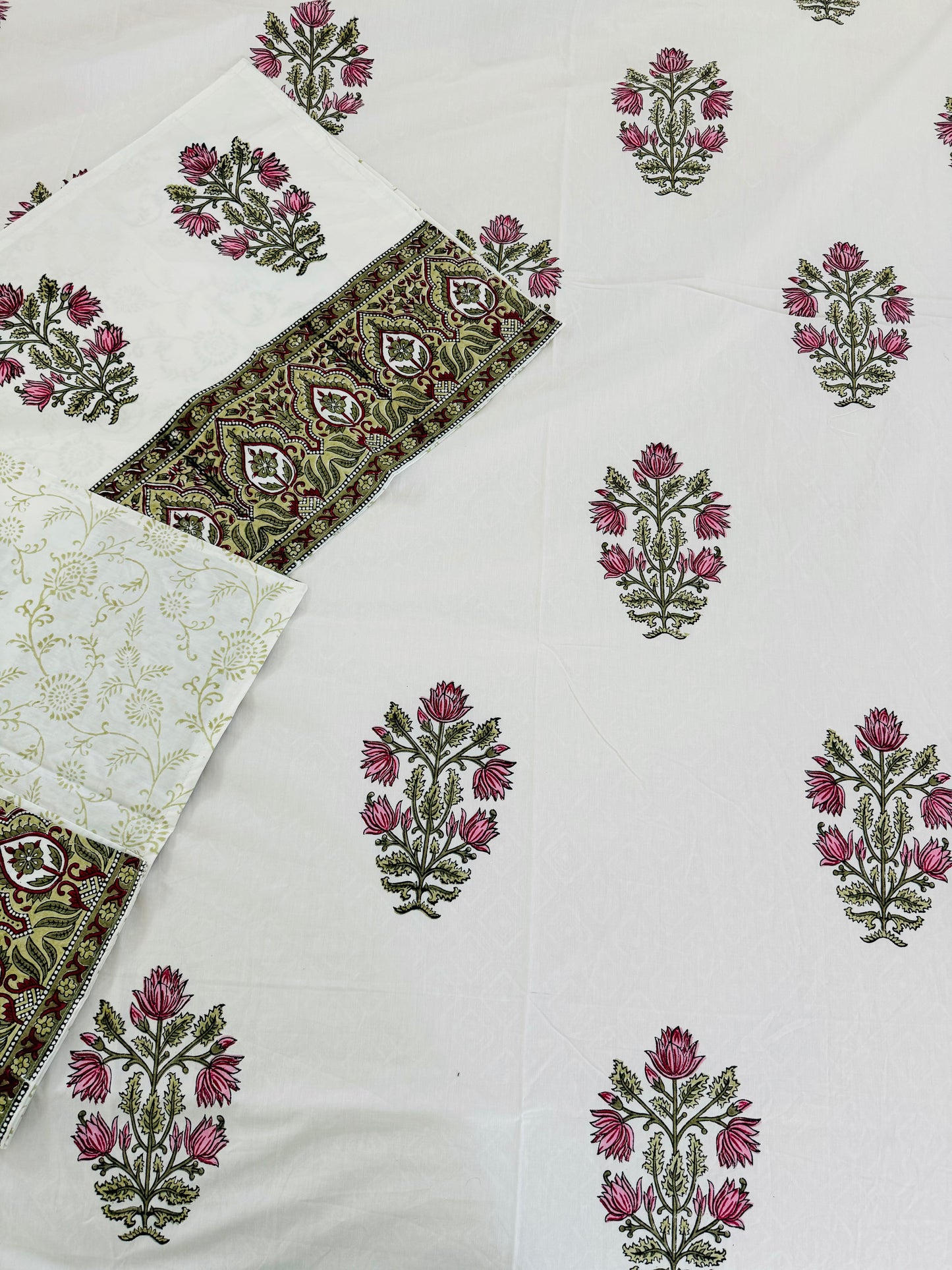 Bagru Blockprinted Cotton Bedsheets