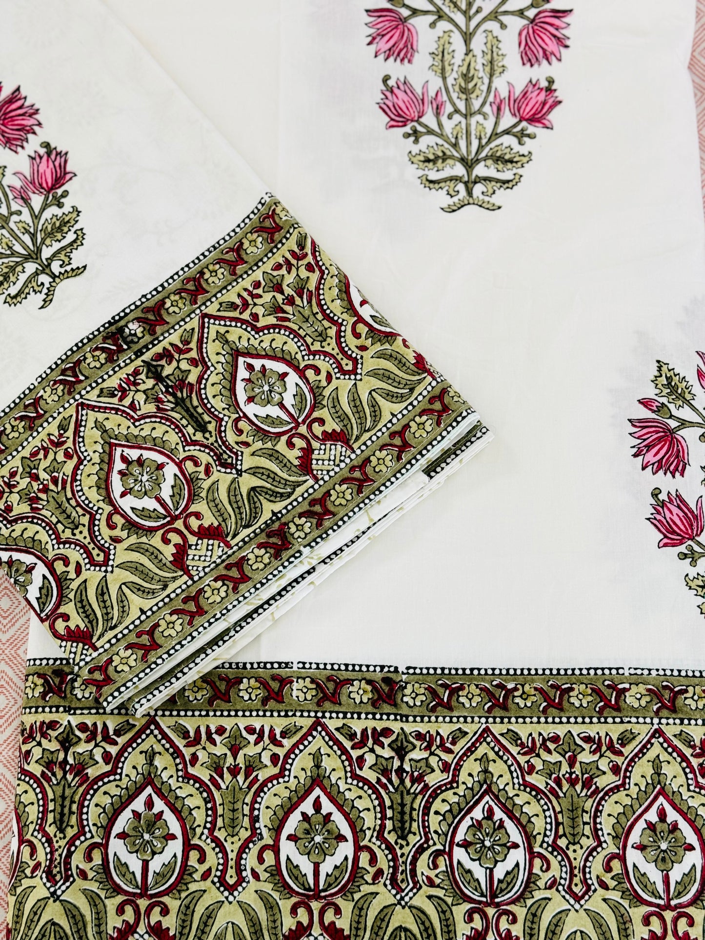 Bagru Blockprinted Cotton Bedsheets